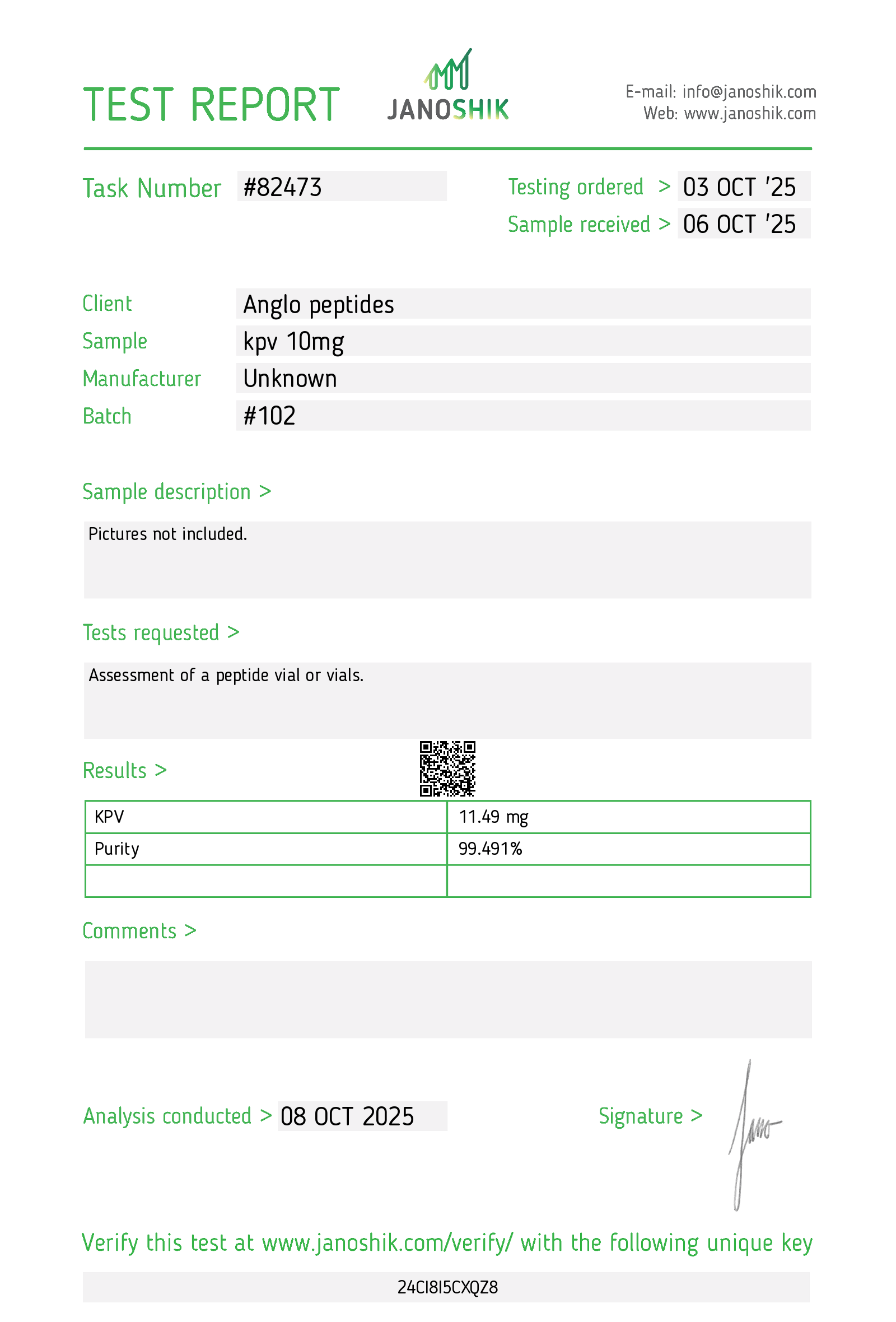 KPV– 10mg Research Peptide (BATCH 104) - Image 5